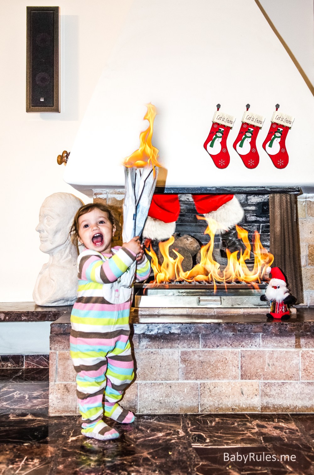 Oh No! It's dad! He wante to surprised you